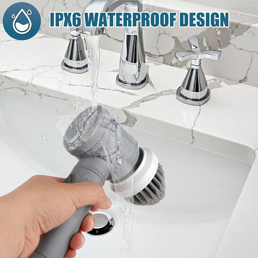 Electric Spin Scrubber – Cordless Power Cleaning Brush for Bathroom, Tiles, Shower & Kitchen