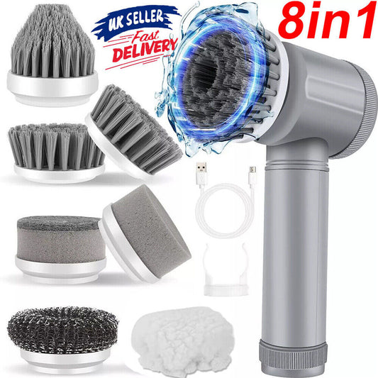 Electric Spin Scrubber – Cordless Power Cleaning Brush for Bathroom, Tiles, Shower & Kitchen